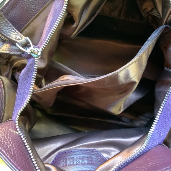 Heshe Leather Tote - Picture 11 of 12